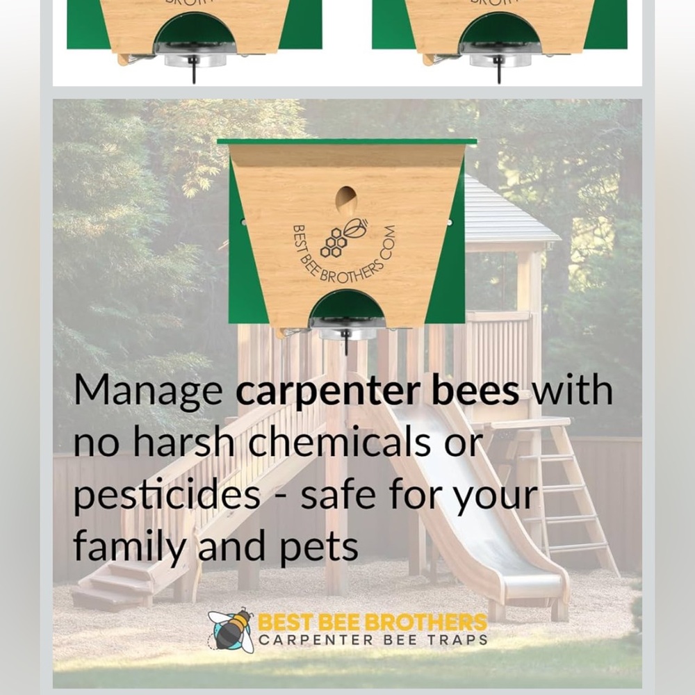 Best Bee Brothers Carpenter Bee Trap
